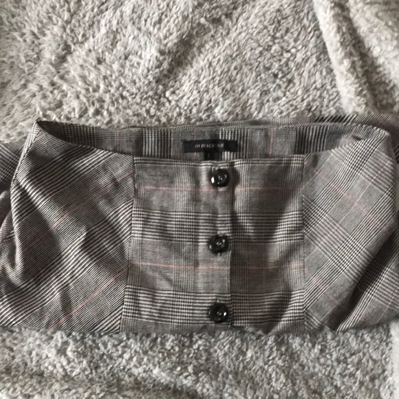 Brand New! Black white and red gingham mini skirt! - Picture 2 of 5